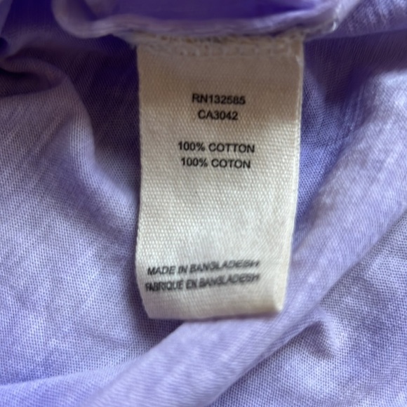 Grey State TD Imogene purple tie die shirt S - Picture 5 of 5